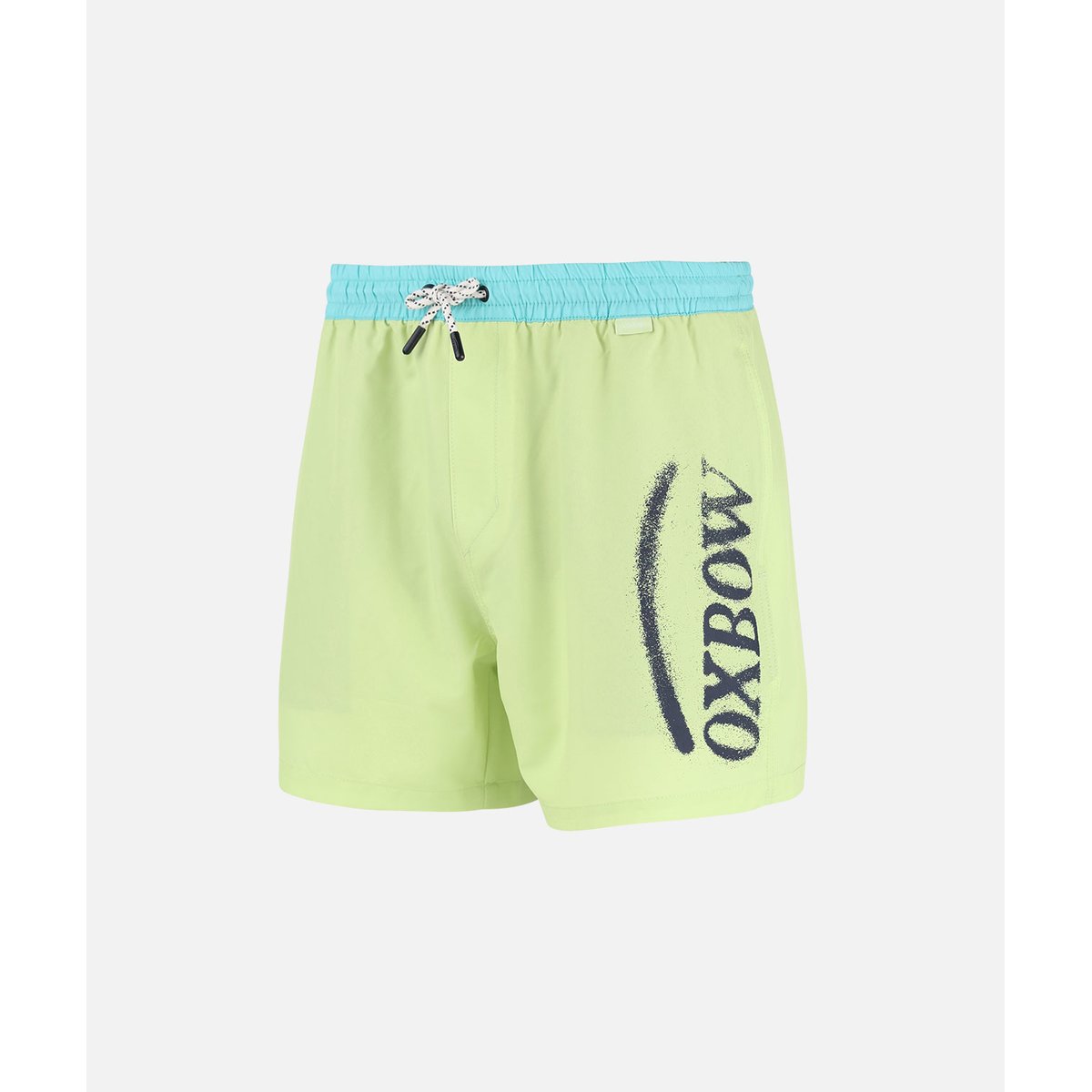 Beach short graphique stretch BEACHBREAK lime, OXBOW