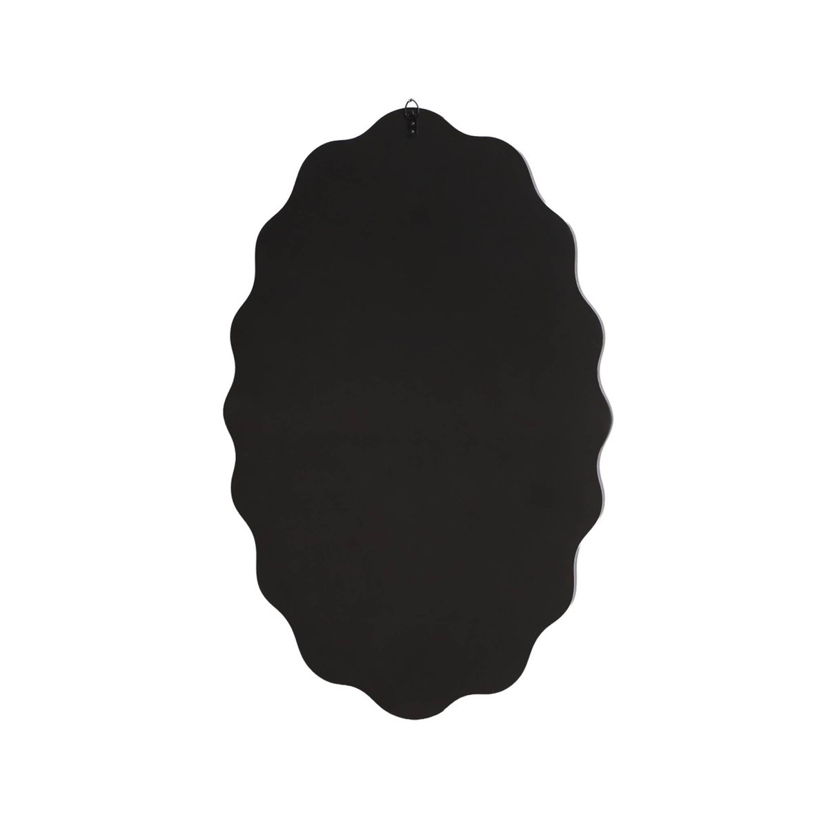 Miroir organique décor bois 90cm BRUNO noir, SWEEEK