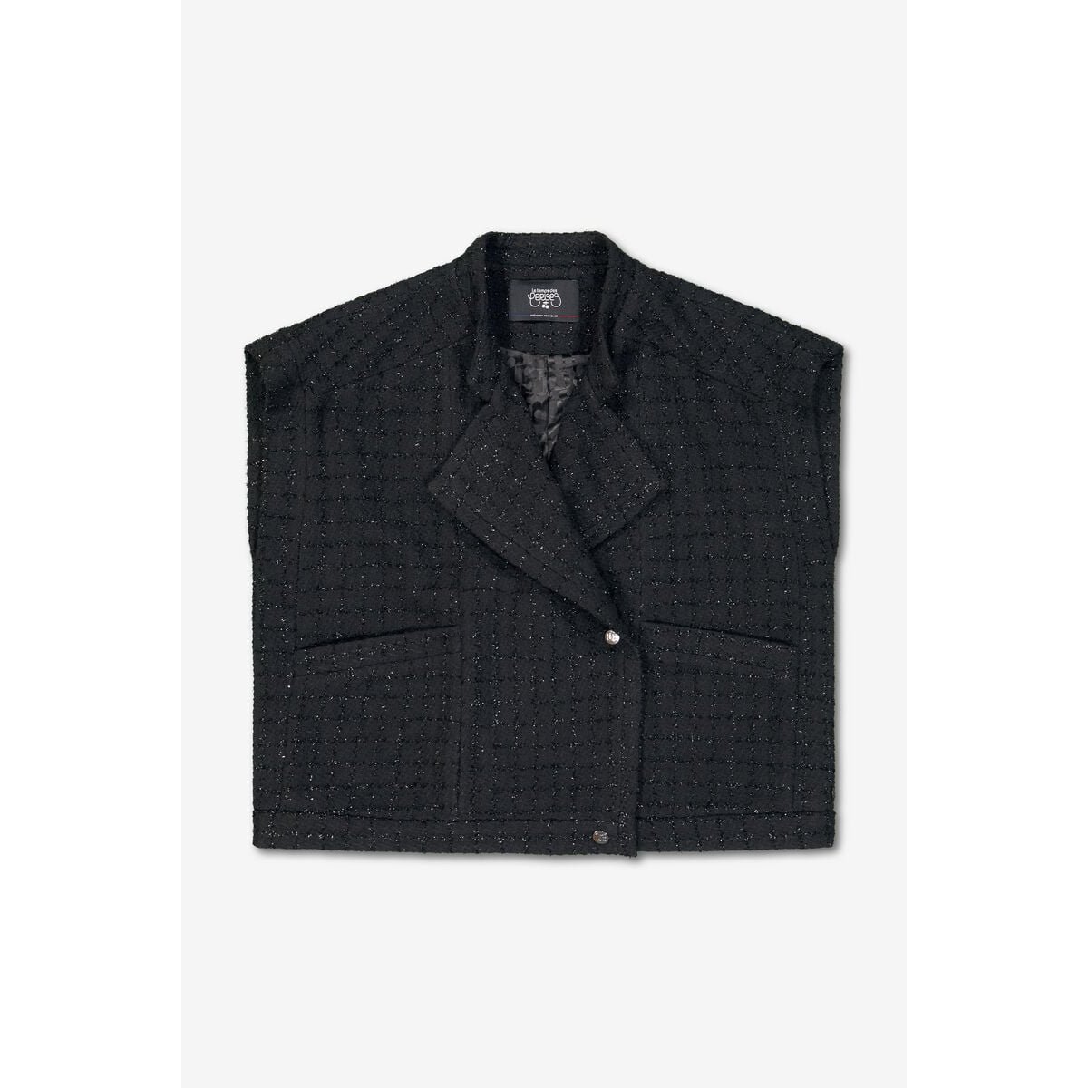 Veste sans manches FUNI black, LE TEMPS DES CERISES