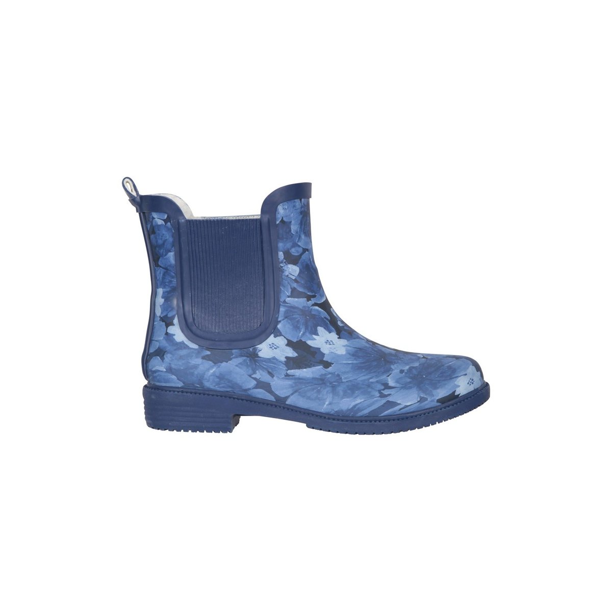 Bottes de pluie basses motif/style floral bleu marine, MOUNTAIN WAREHOUSE