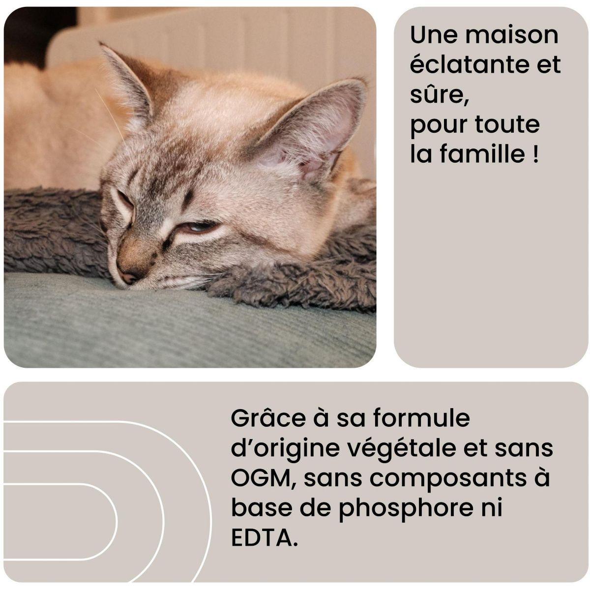 Détergent Liquide Nettoyant Sol Universel 1L pour Aspirateur Robot Laveur et Balai Laveur, Anti-Traces couleur unique, ESSENTIEL B