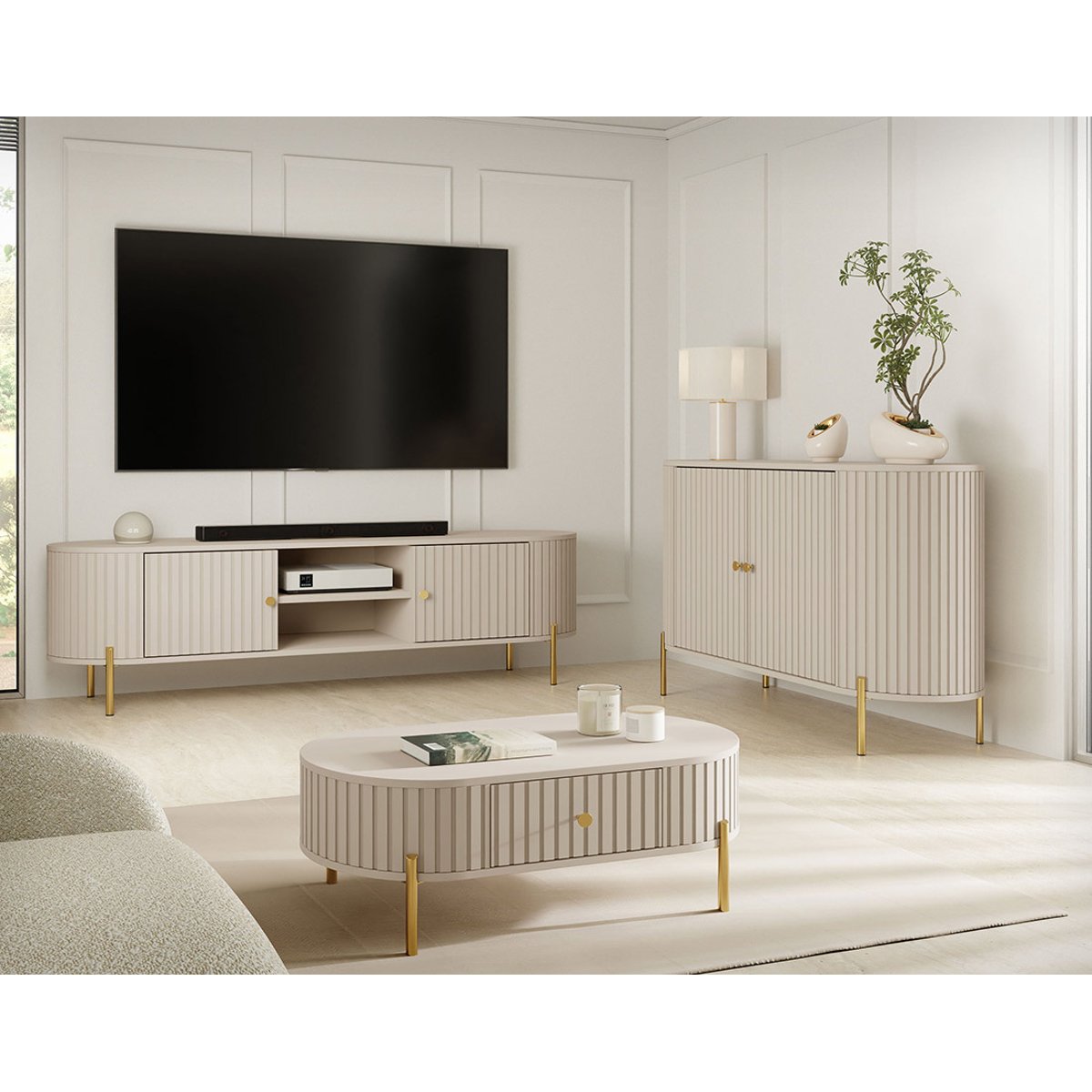 Etagère - JAIME beige, BEST MOBILIER