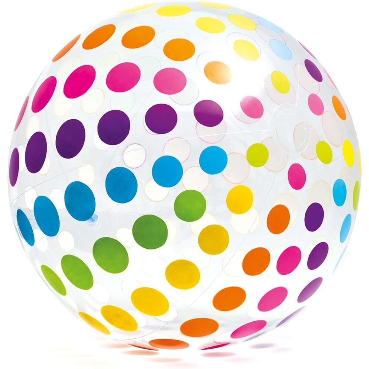 Ballon de plage multicolore, INTEX
