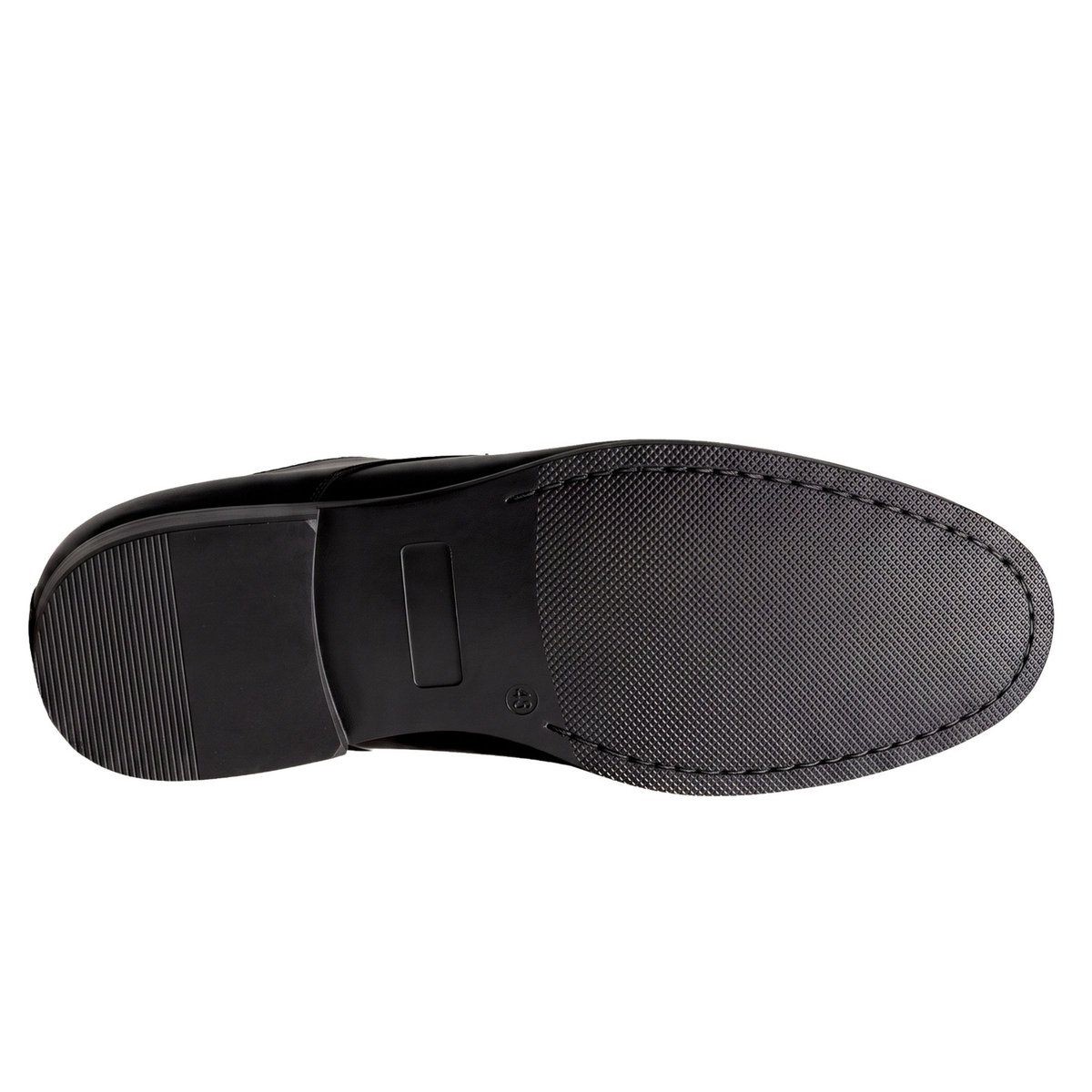 Derbies plateau Mathis cuir noir, JULES & JENN