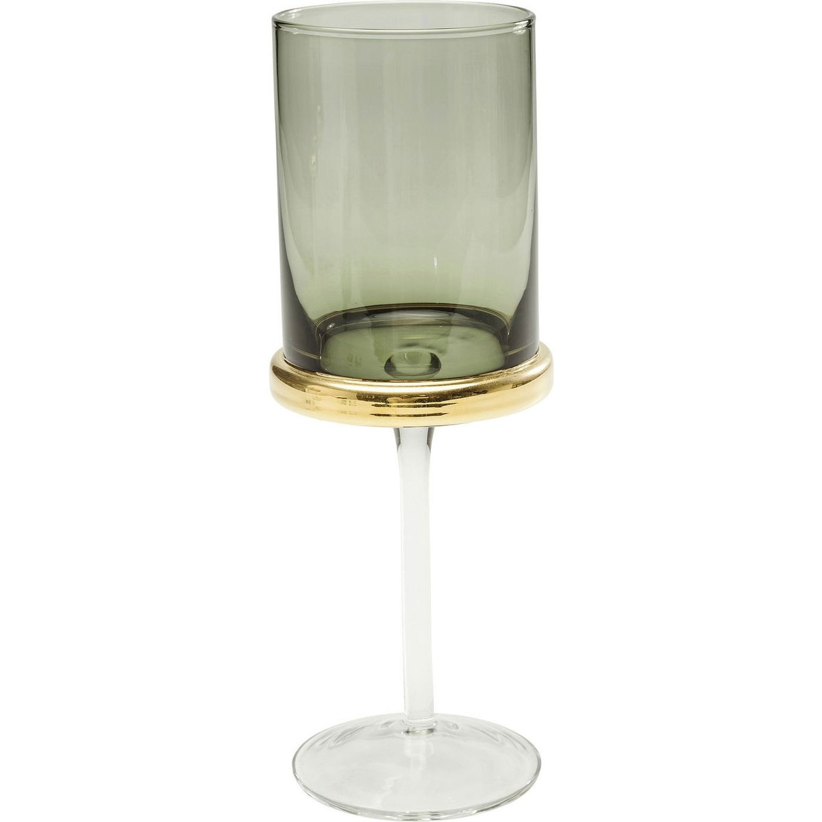 Lot de 4 verres à vin blanc, INNOCENT vert, KARE DESIGN