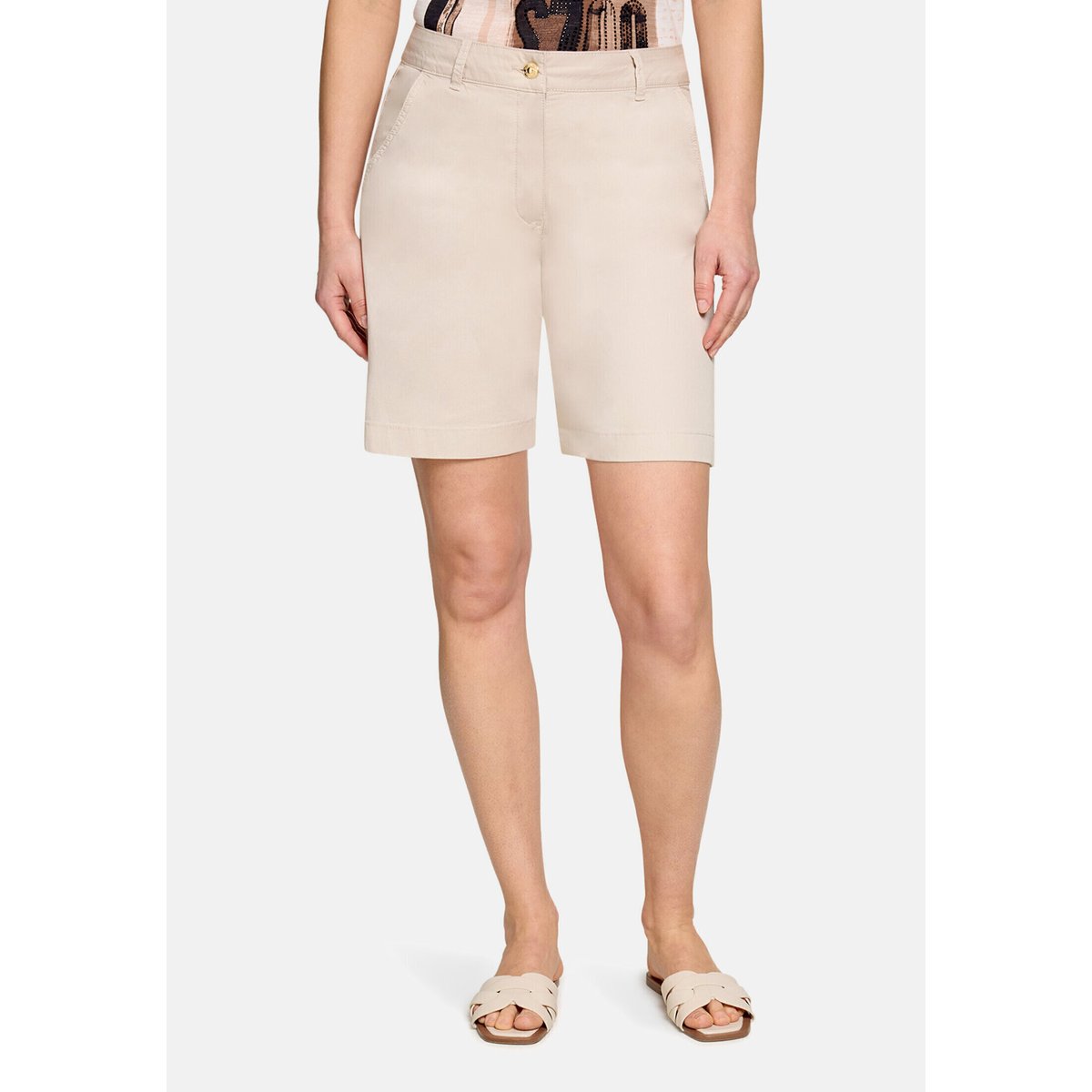 Pantalon d'été à poches extérieures gris, BETTY BARCLAY