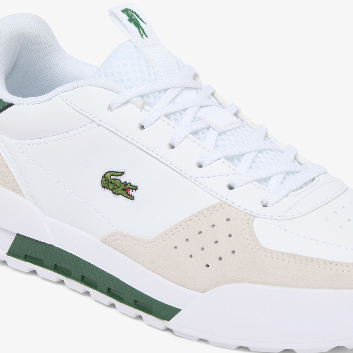 Niedrige Sneakers SLAM BREAK weiss/beige/grün, LACOSTE