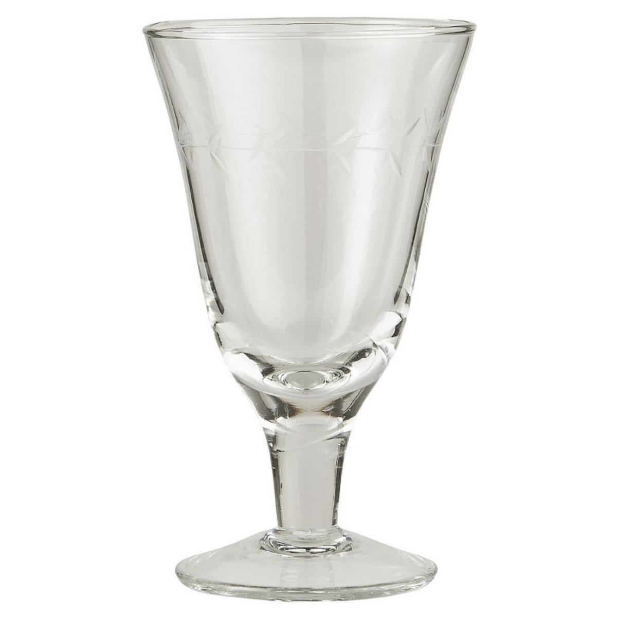 Verre à vin gravé transparent, IB LAURSEN