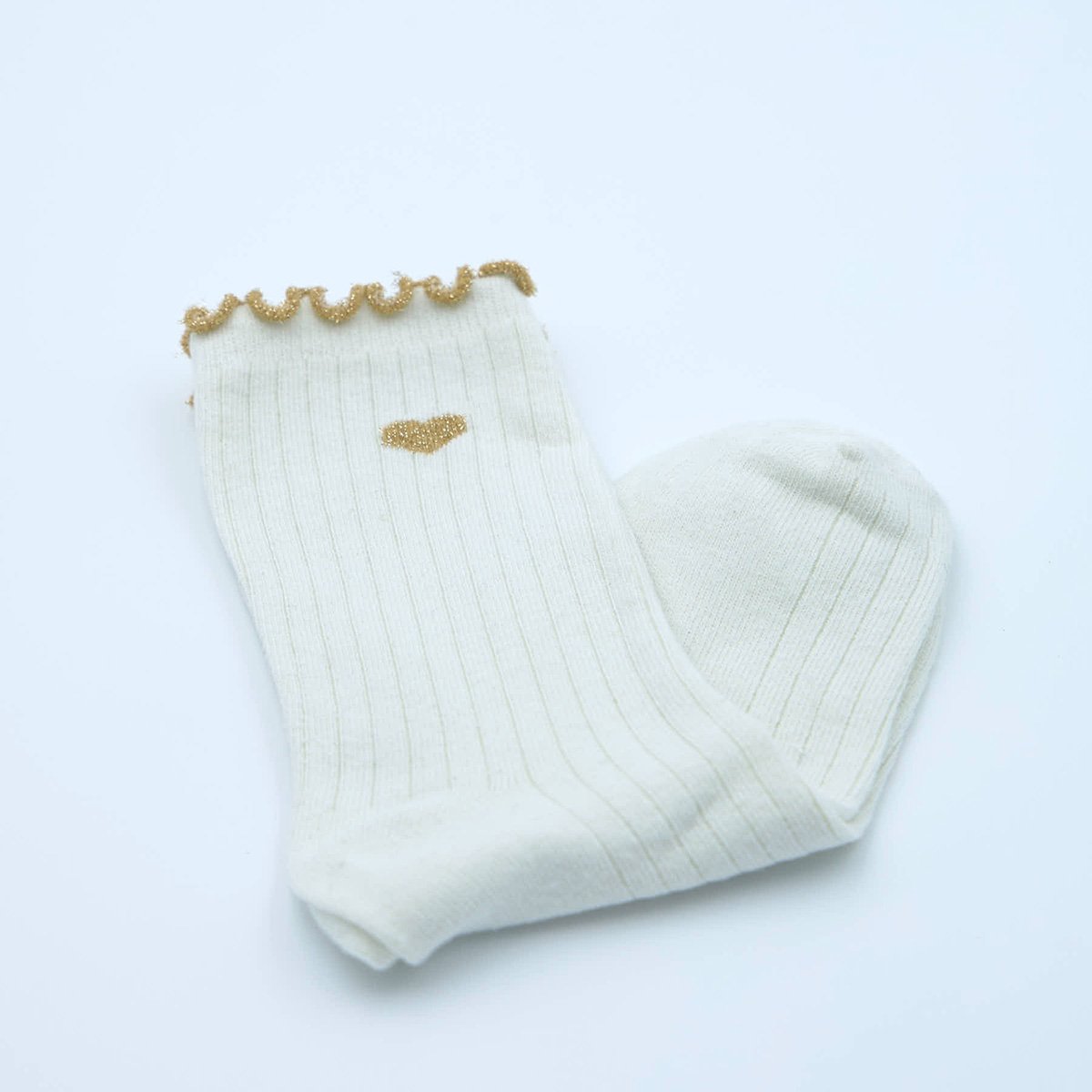 Chaussettes cœurs Gisèle dore, MISE AU GREEN
