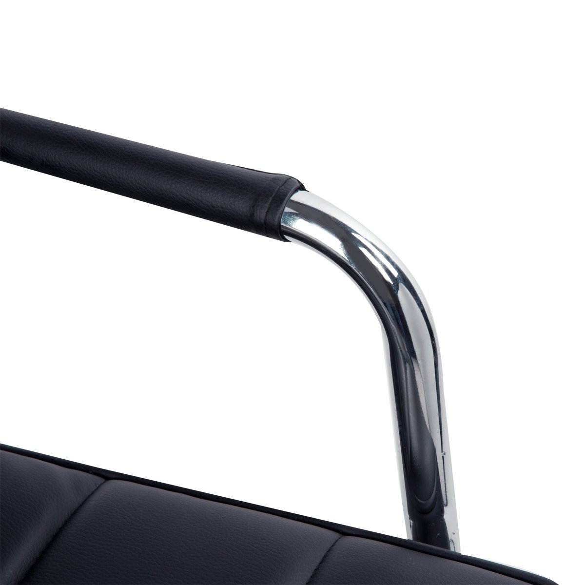 Chaise de bureau Métal noir, HOMCOM