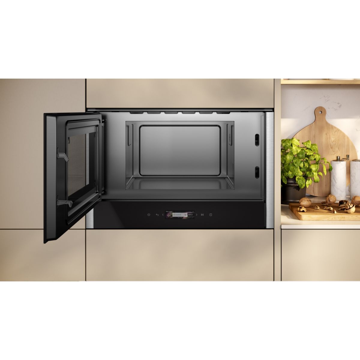 Micro ondes encastrable NL4WR21N1 N70 inox, NEFF