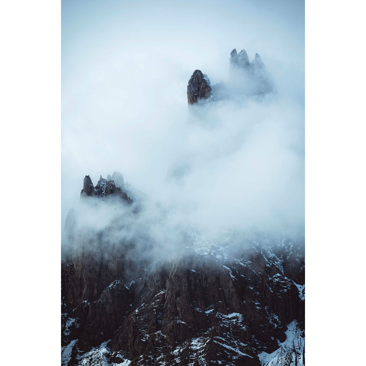 Tableau tempête dans les alpes suisses tableau alu dibond, HEXOA