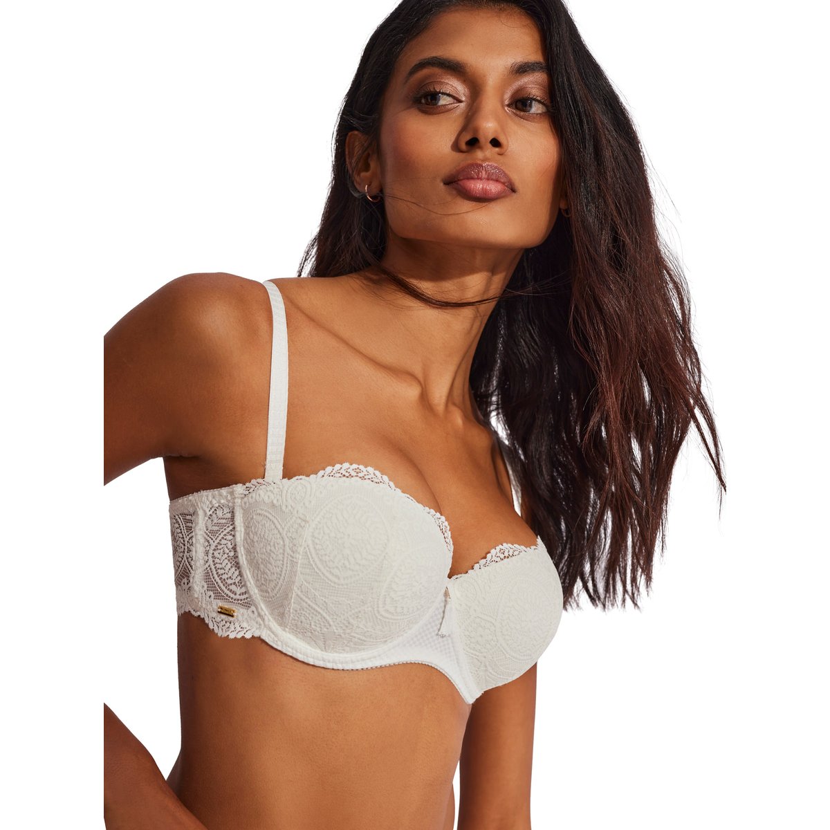 Soutien-gorge bandeau push-up Matilda mariage ivoire, SELMARK