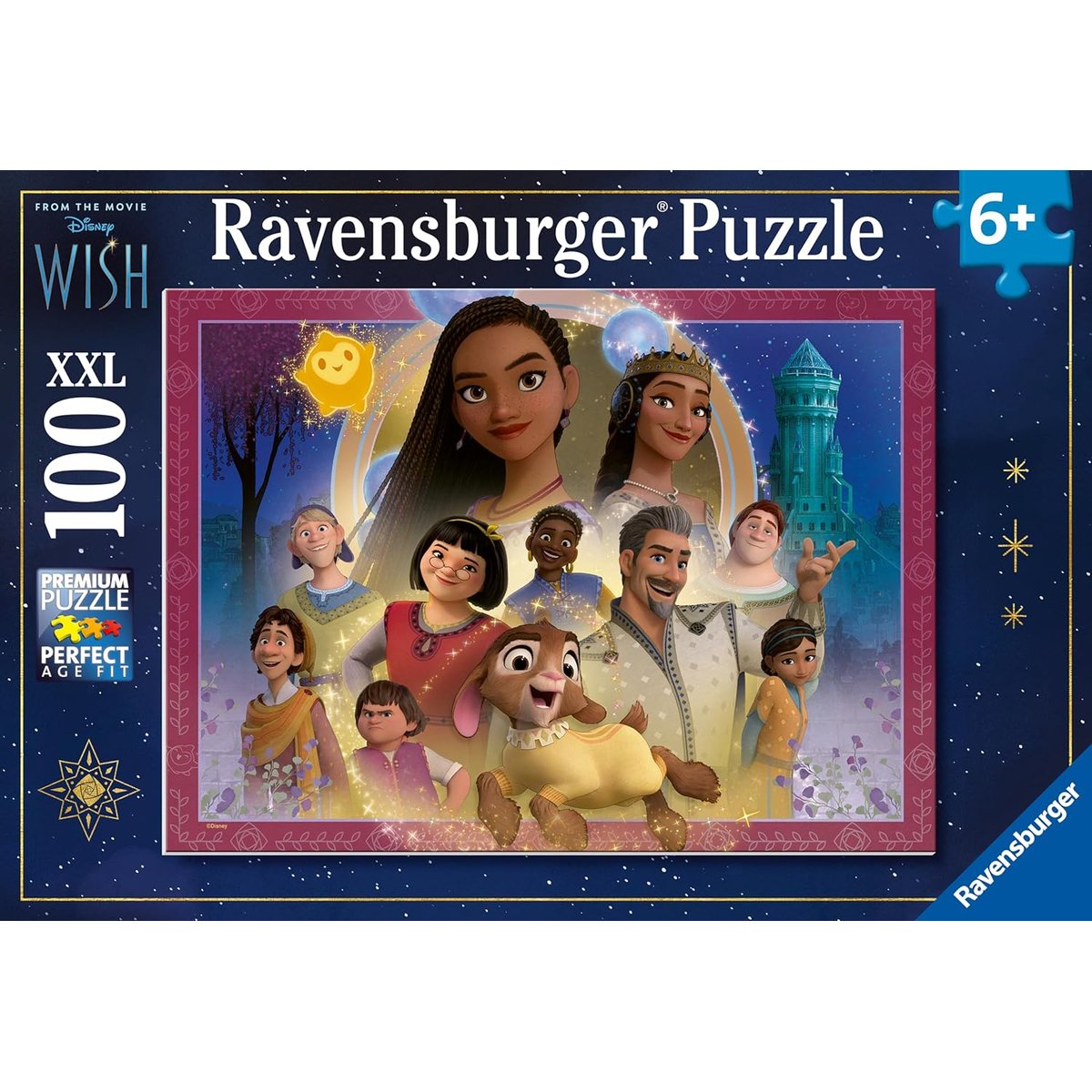 Puzzle Royaume des souhaits Wish 100 pcs XXL bleu, RAVENSBURGER