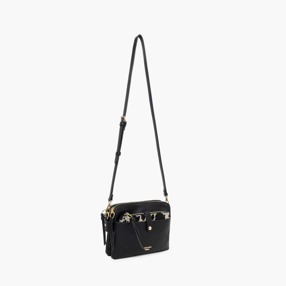Sac multi poches  Tim noir,doré, LOLLIPOPS