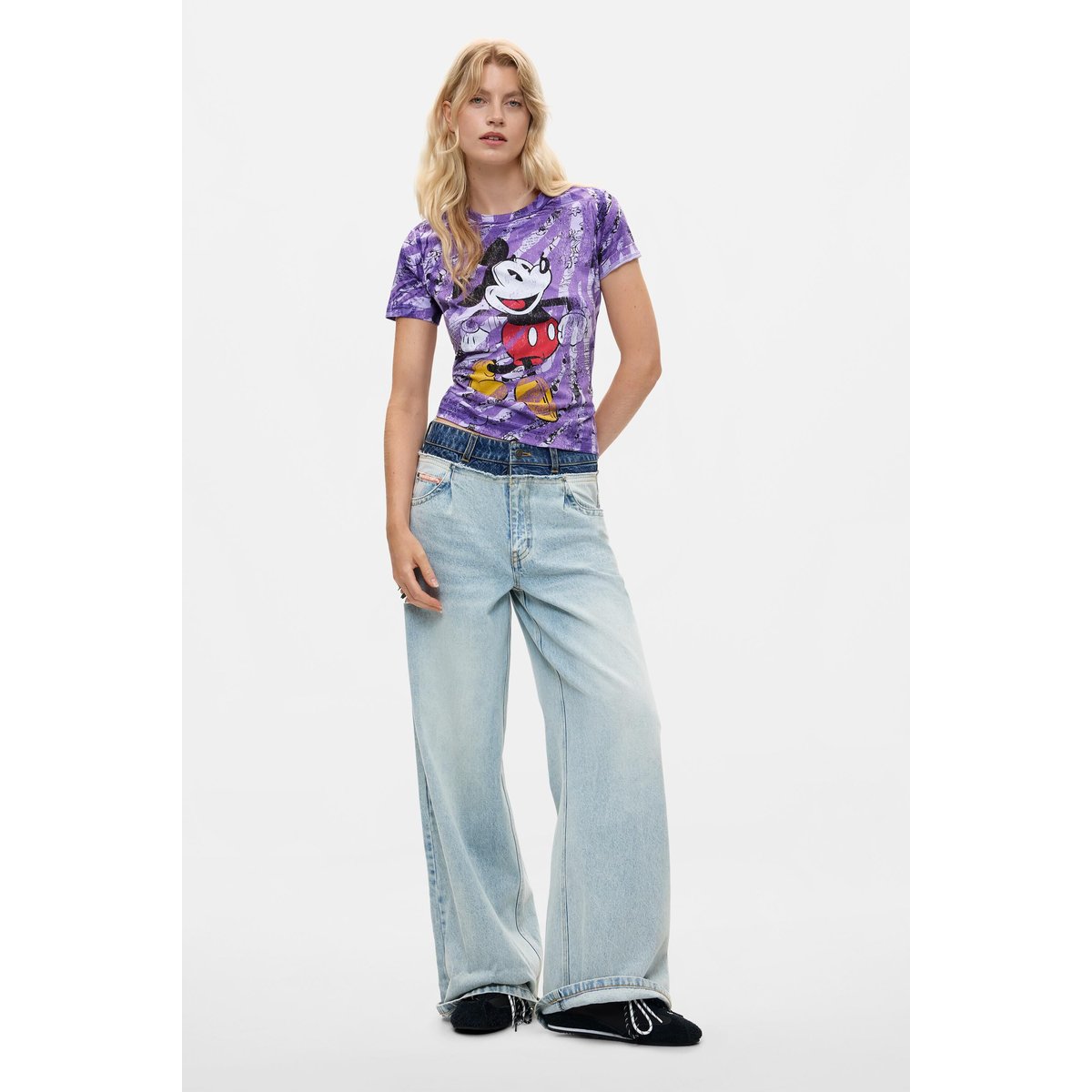 T-shirt Mickey Disney™ rouge, DESIGUAL