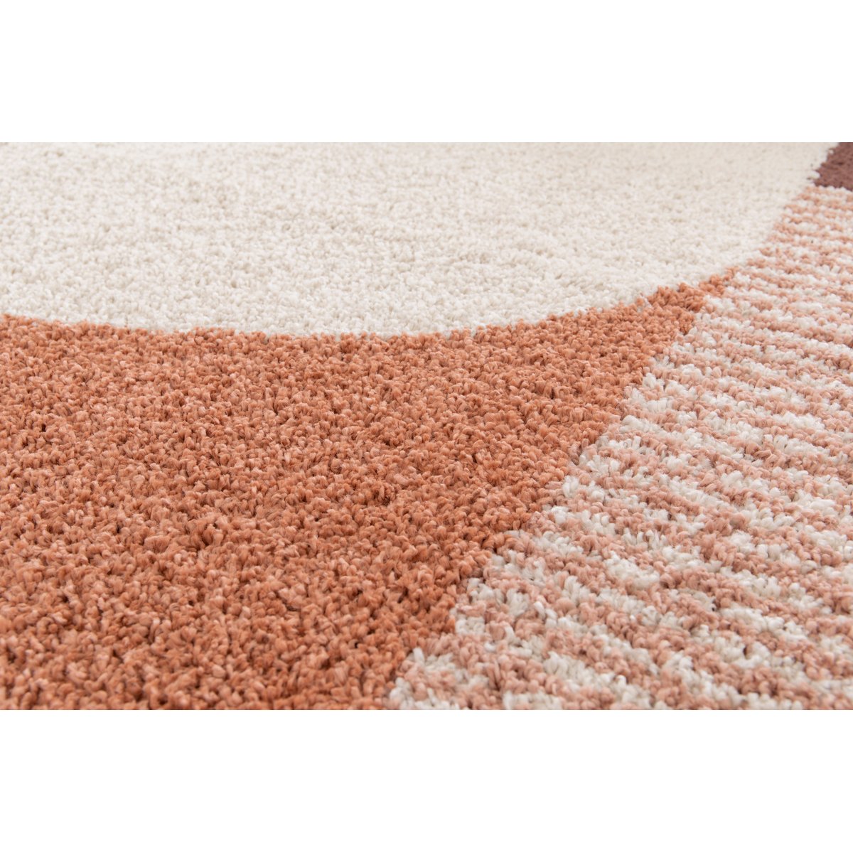 Tapis épais et confortable BAUHAUS rouge naturel, AFK LIVING