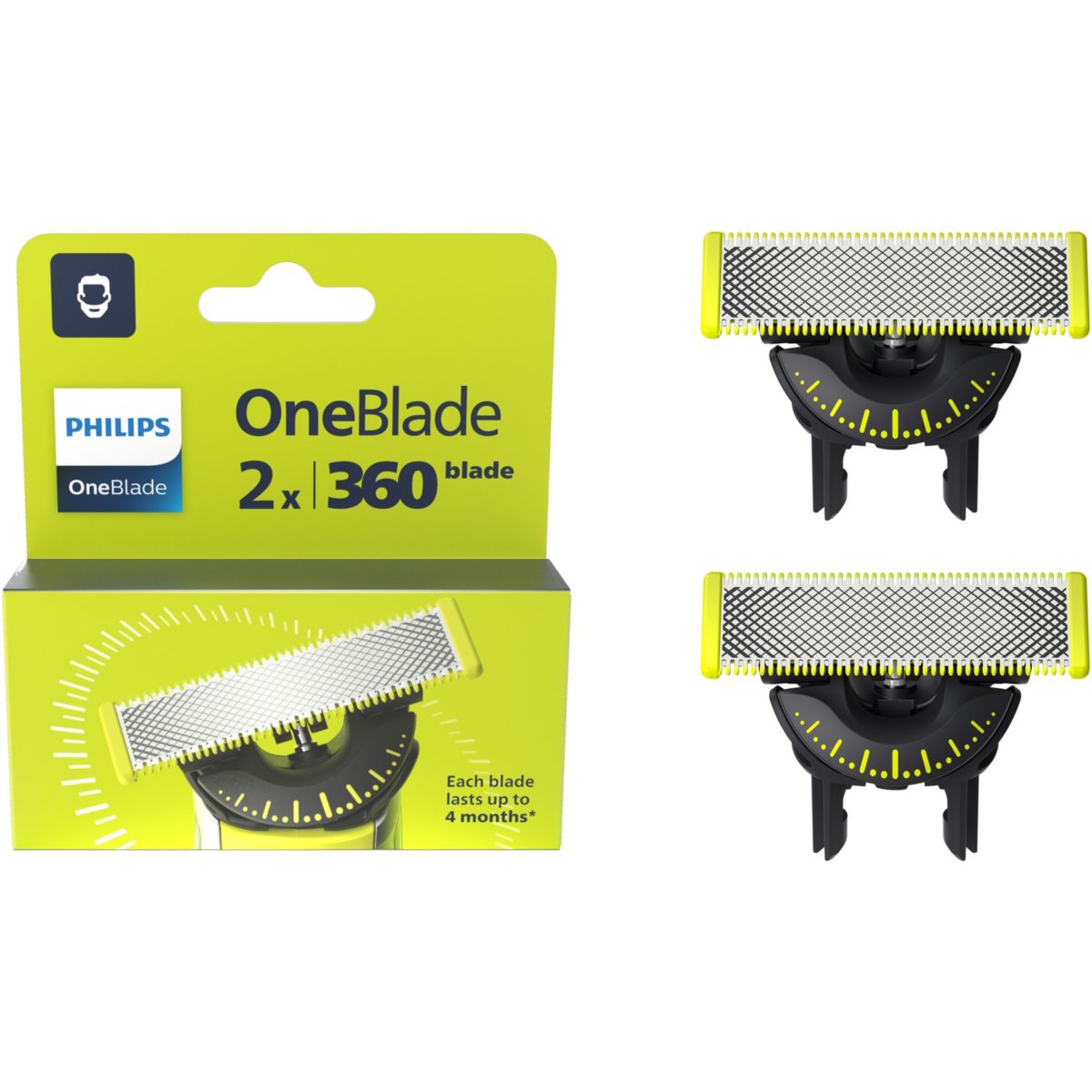 Lame one blade Pour Tondeuse OneBlade 360 x2 QP420/50 couleur unique, PHILIPS