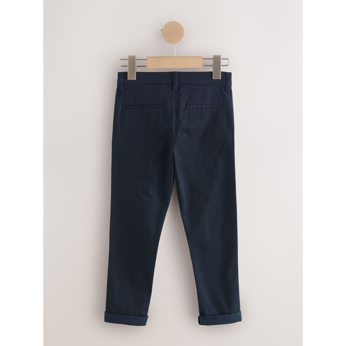 Pantalon chino haut de gamme bleu marine, NEXT