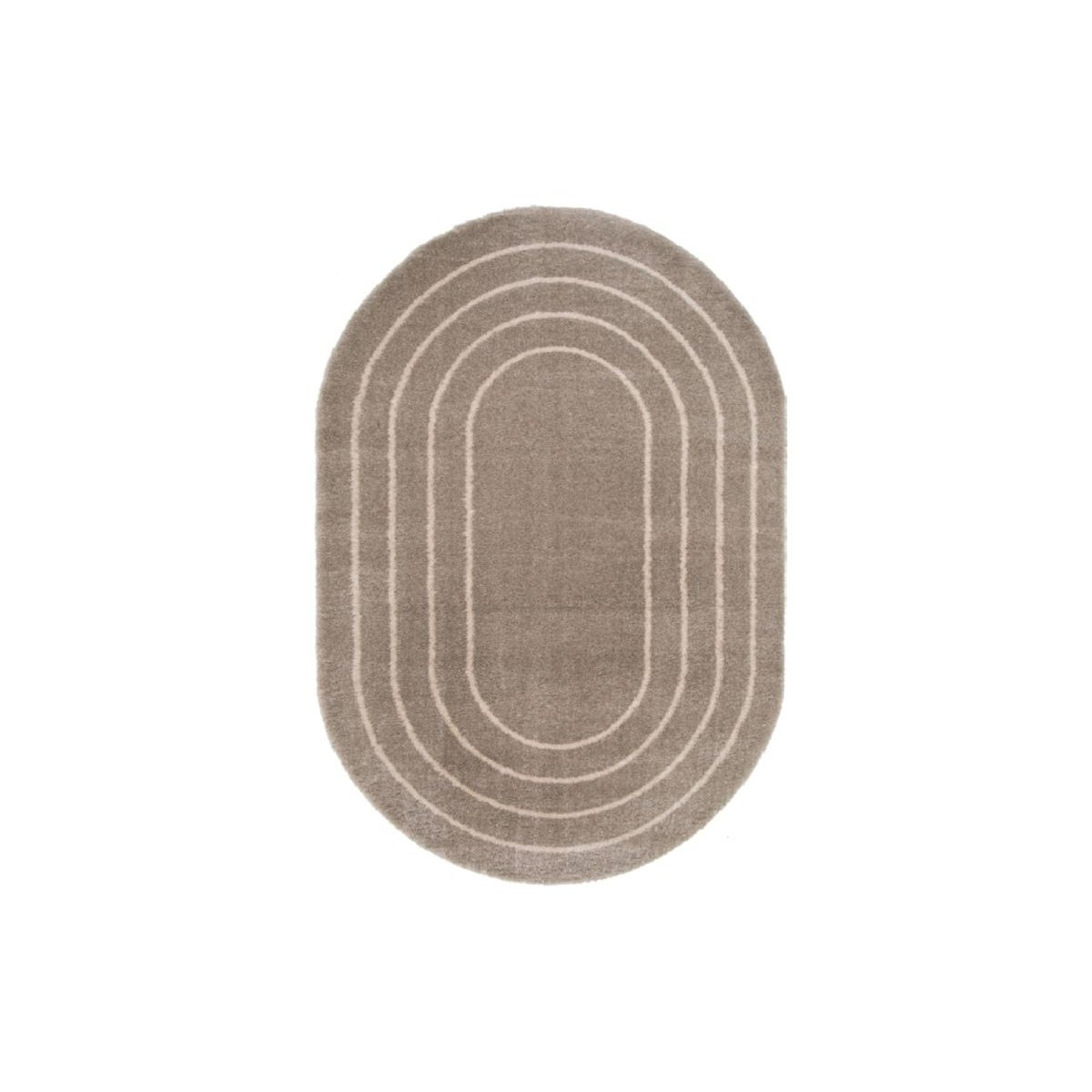 Tapis poils long style uni, YUNA taupe, BOBOCHIC