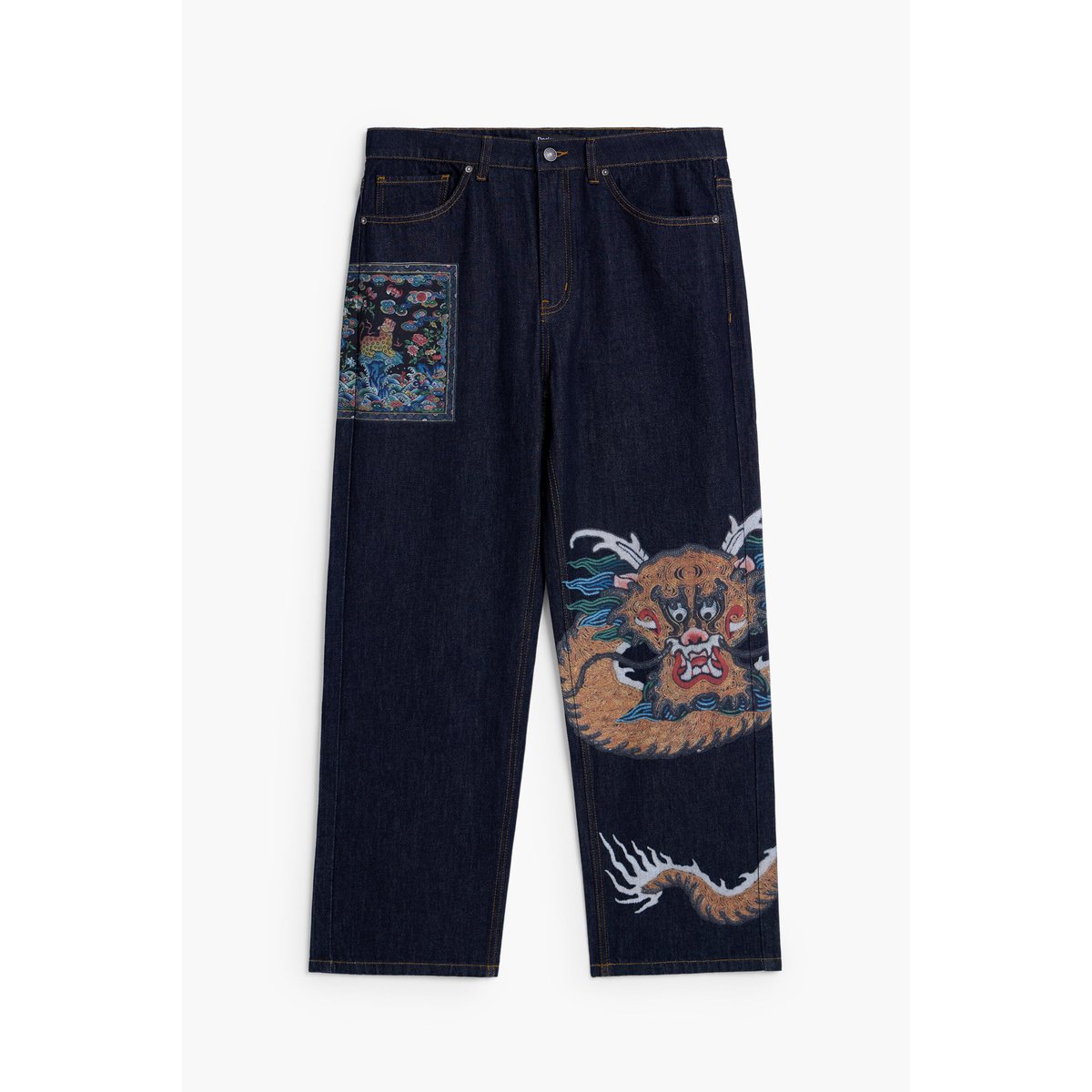 JEAN IMPRIMÉ bleu, DESIGUAL
