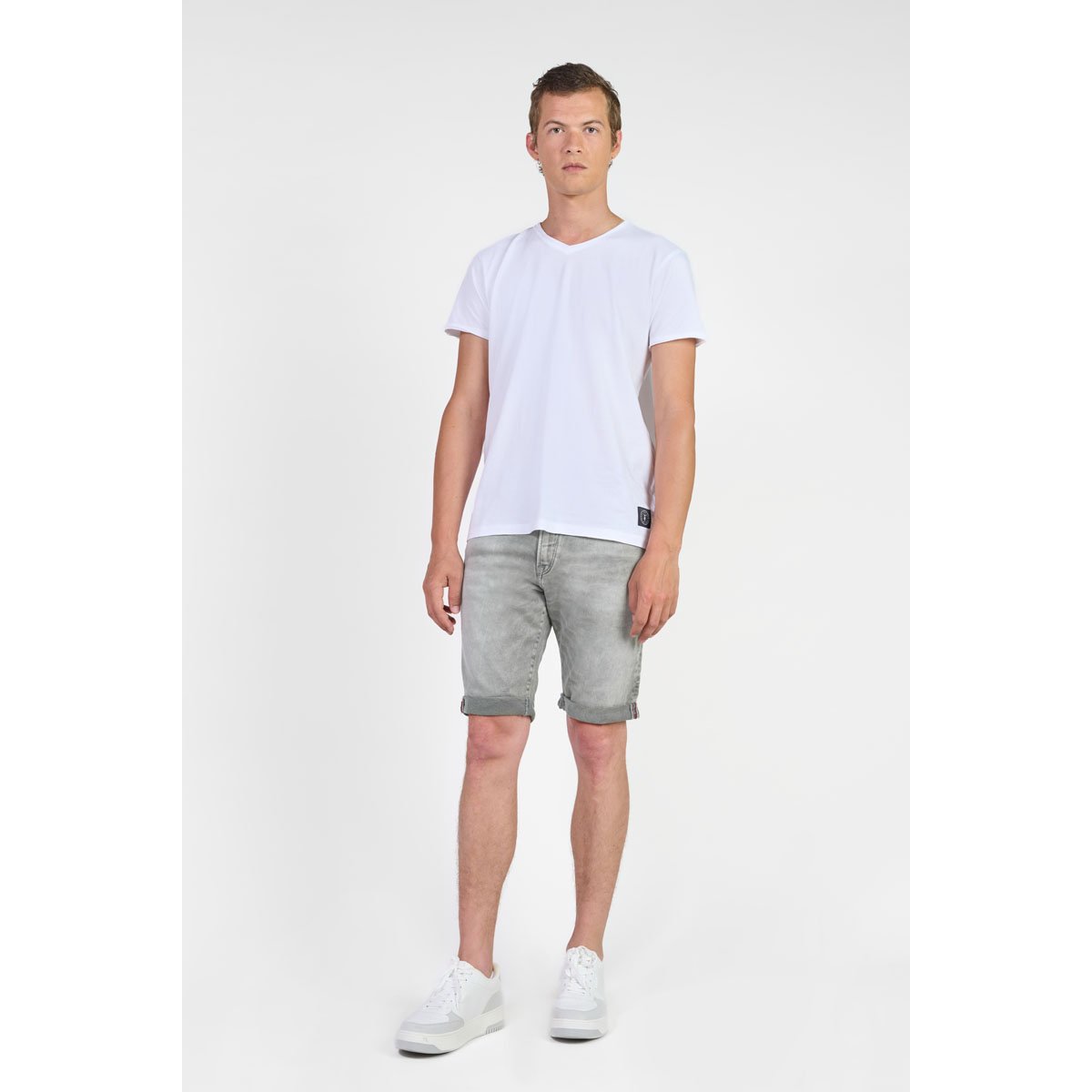 Bermuda short en jeans JOGG OC grey / khaki, LE TEMPS DES CERISES