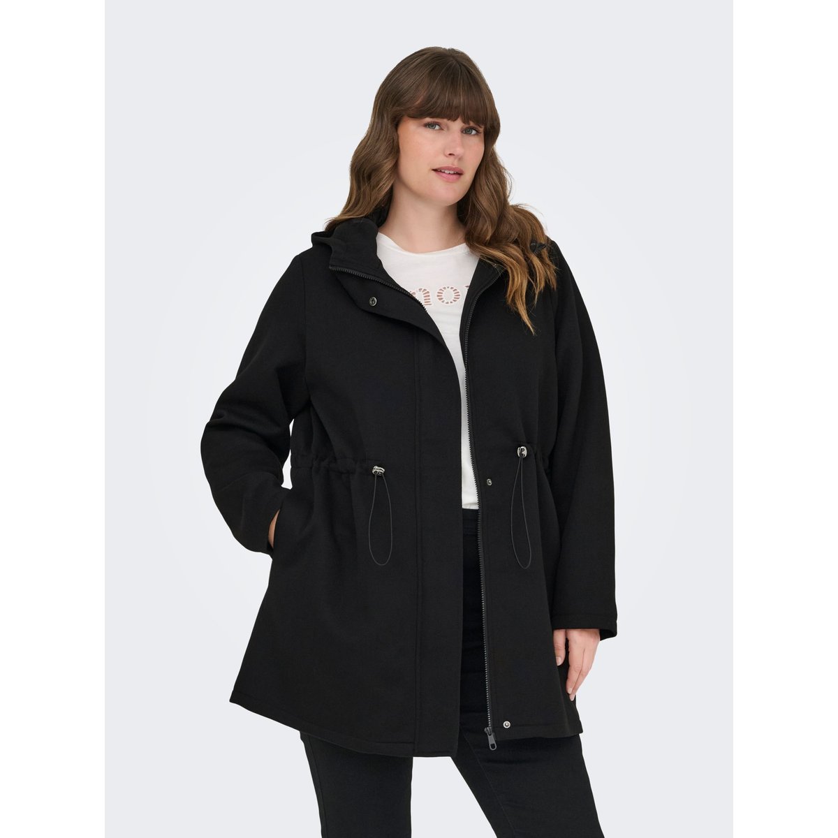 Manteau noire - black, ONLY CARMAKOMA
