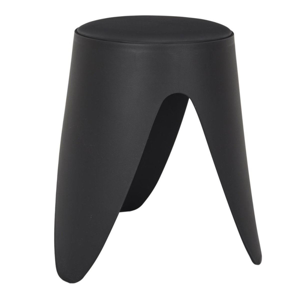 Tabouret Eve Coloris Noir noir, DECORATIE