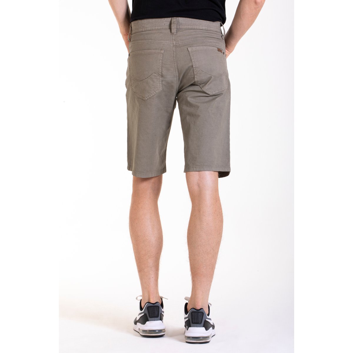 Bermuda coupe droite relax toile coton GENESYX kaki, RICA LEWIS