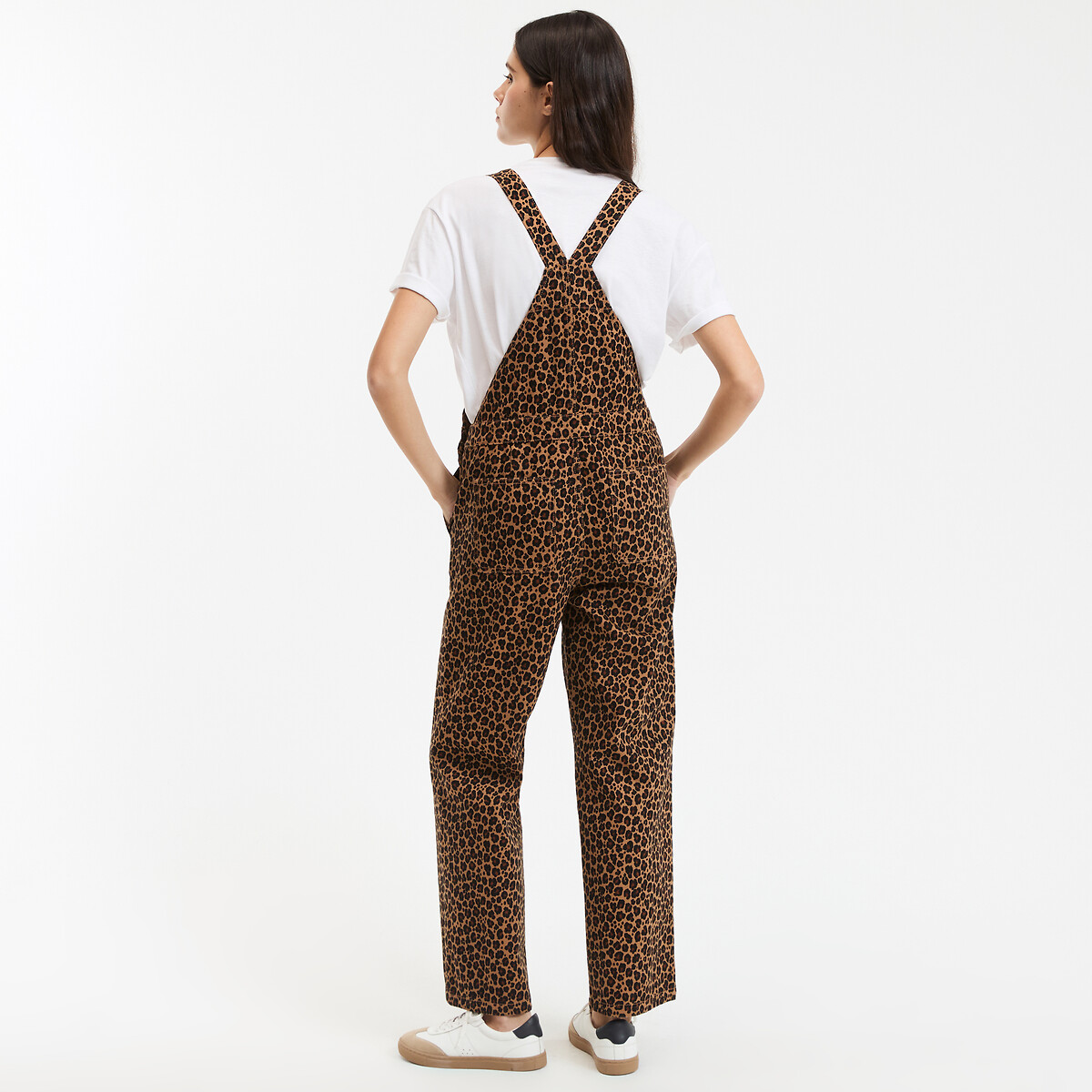 Salopette longue, imprimé animalier imprimé léopard, LA REDOUTE COLLECTIONS