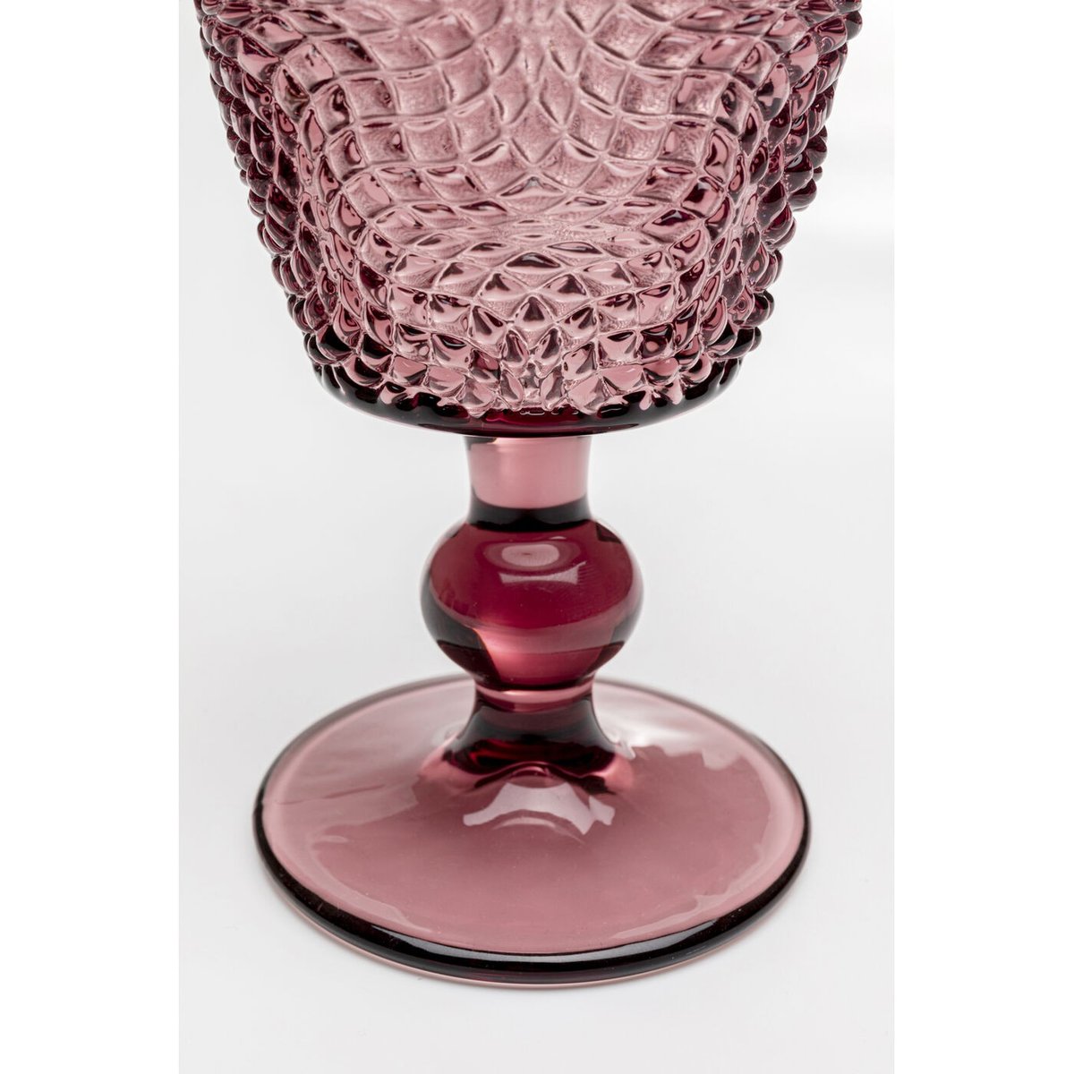 Lot de 6 verres à vin, AMARA rose, KARE DESIGN