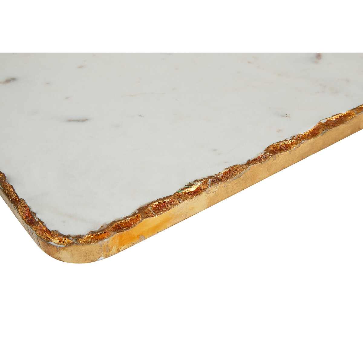 49cm Marble Paddle Board with Gold Finish white, SO'HOME
