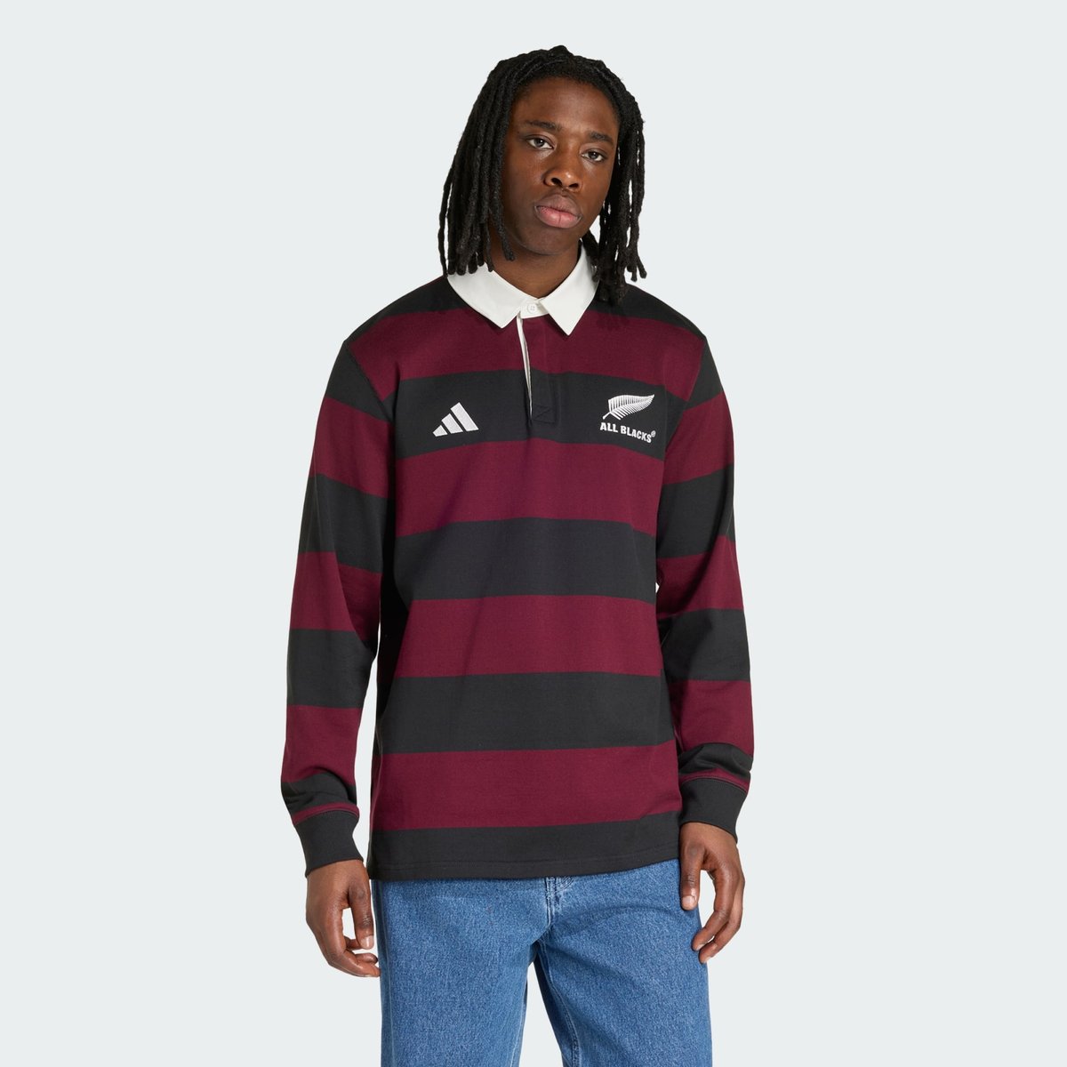 Polo All Blacks Héritage Polo All Blacks Héritage maroon / all black, adidas Performance