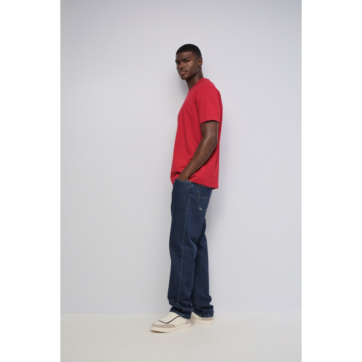 T-SHIRT AVEC LOGO rouge, SALSA JEANS
