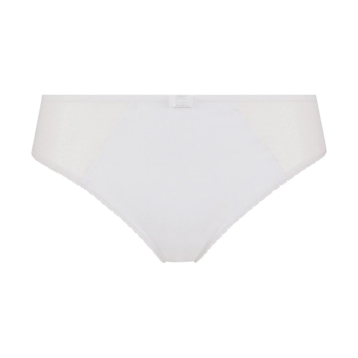 Slip Generous en coton bio blanc, DIM