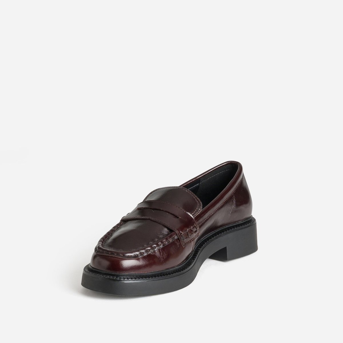 Mocassin en cuir GERALDINE cognac vintage, ERAM