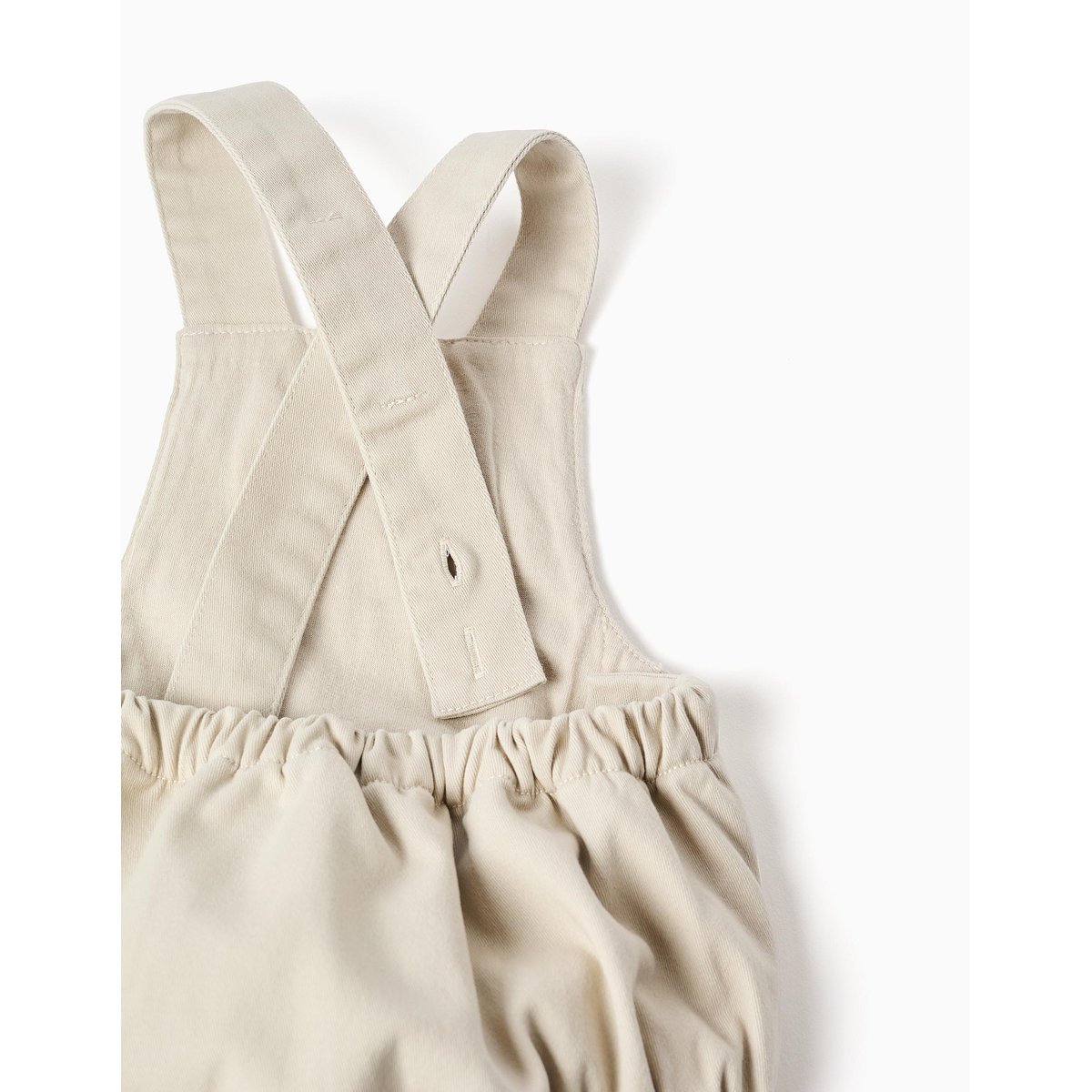Combinaison en sergé avec poche à l'avant beige clair, ZIPPY