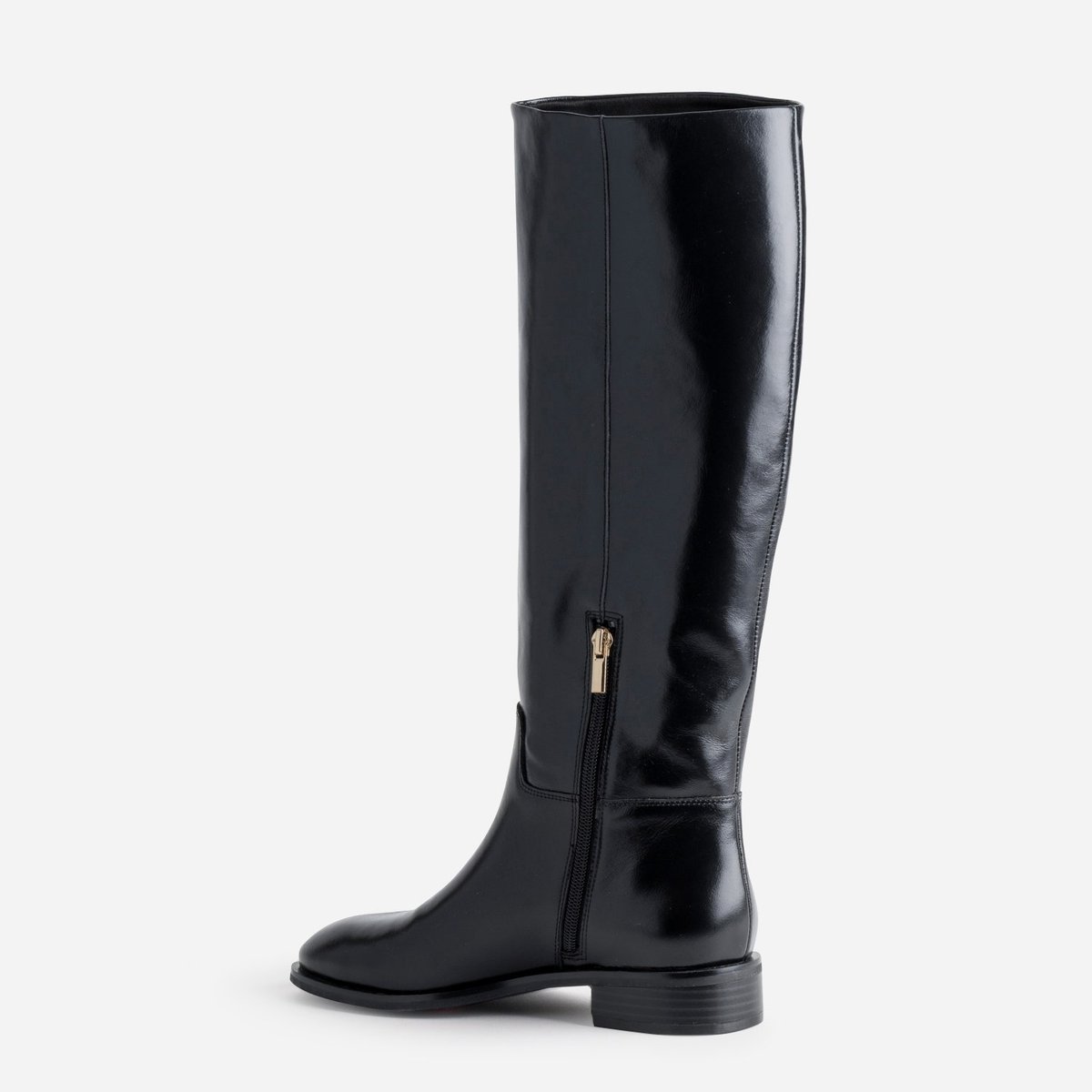 Botte Plate en cuir CAMERON noir, ERAM