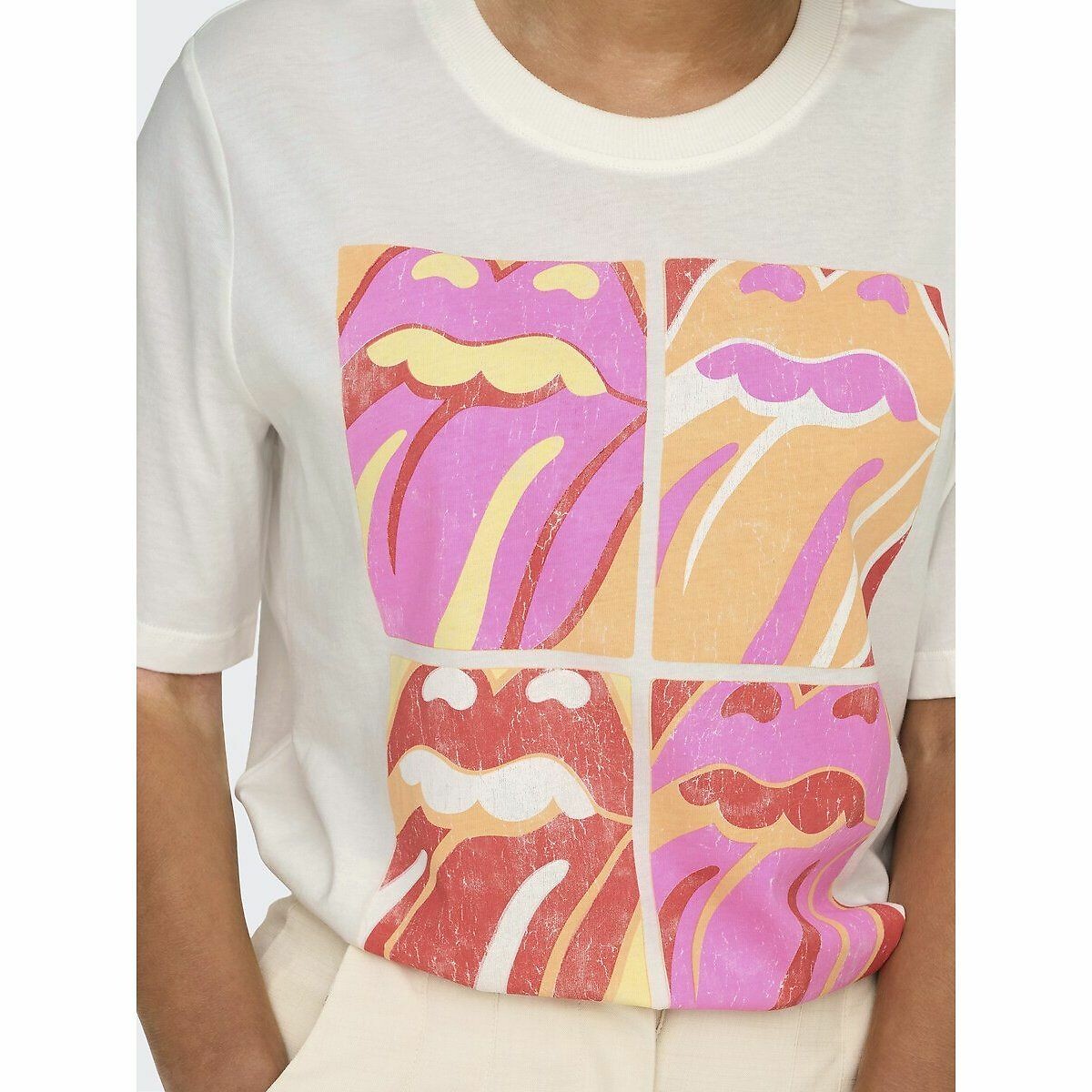 Short Sleeve T-Shirt white, ONLY