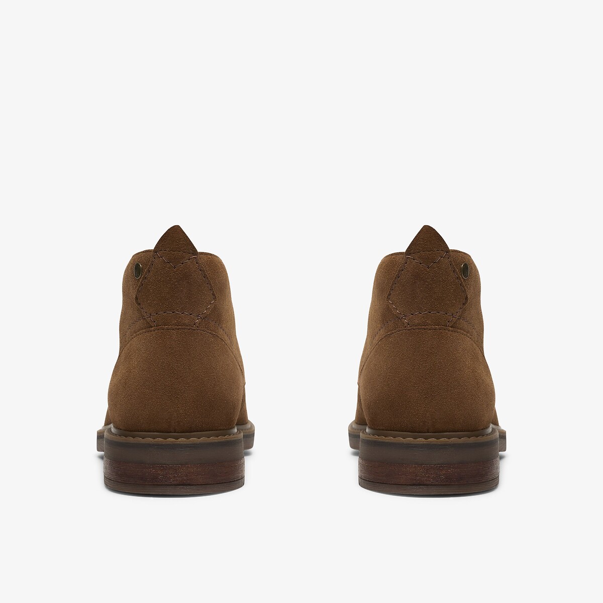 Stivaletti in pelle scamosciata, NEWFORD MID cammello, CLARKS