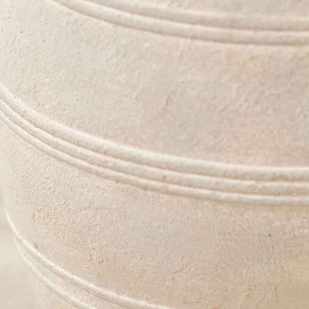 46cm Grey Wash Fibrestone Decorative Vase with Handles grey, ÉDITÉ