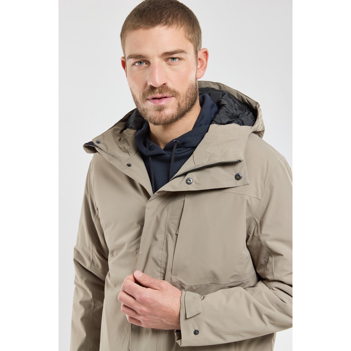 Parka imper-respirante HOLYCAP tourbe, BERMUDES
