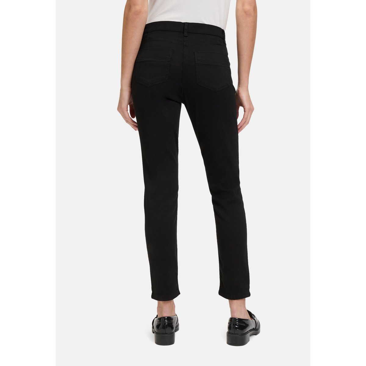 Pantalon casual coupe slim fit dark sky, BETTY BARCLAY