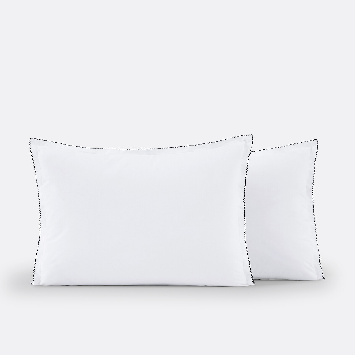 Taie d'oreiller percale pur coton, Dojo blanc, LA REDOUTE INTERIEURS