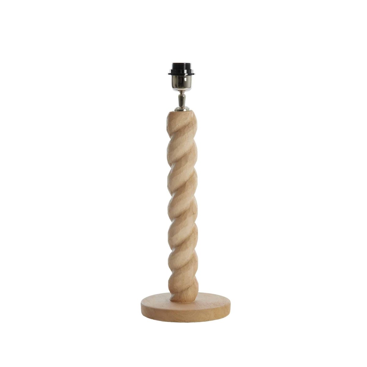 Base De La Lampe Bois NANNO naturel, LIGHT & LIVING