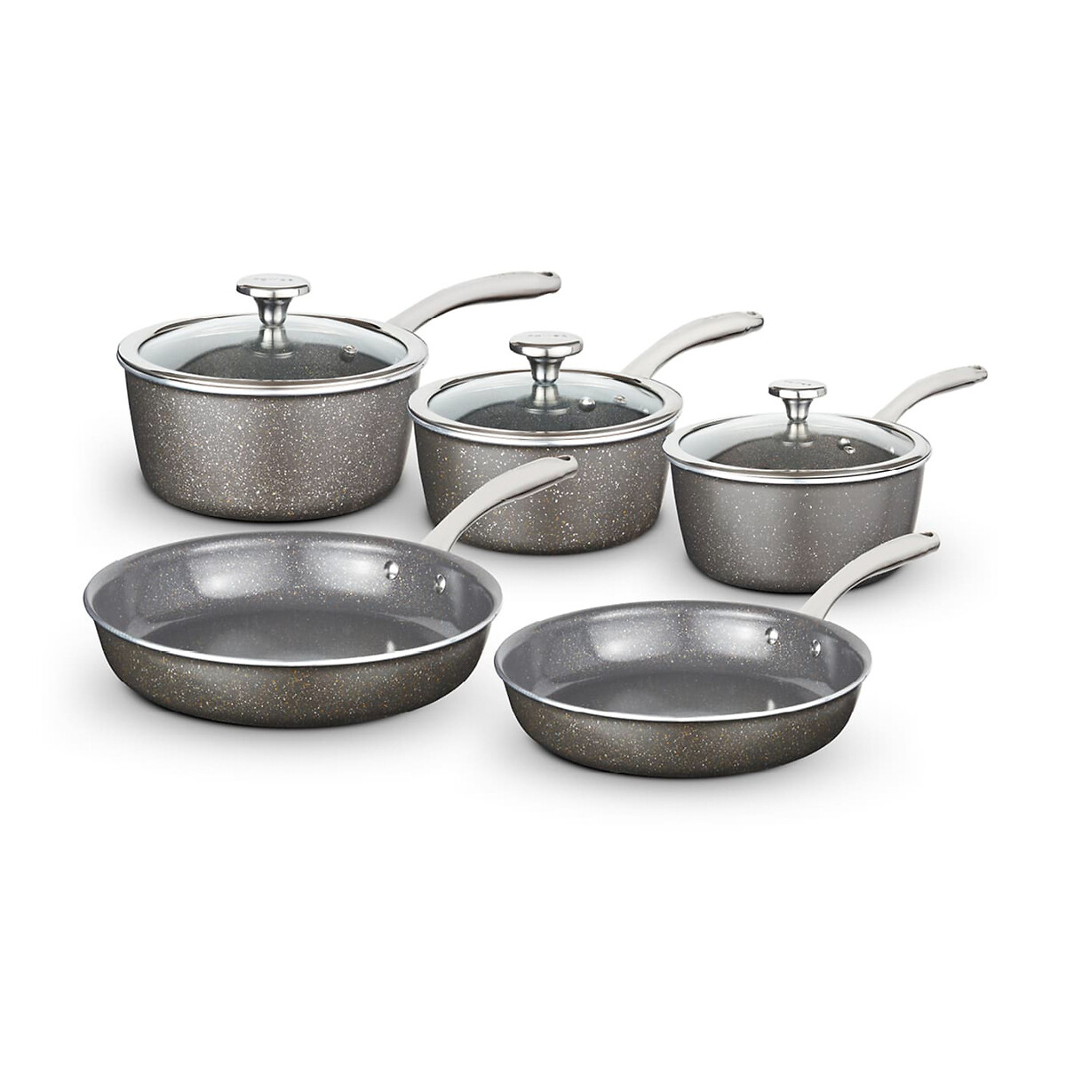 5-Piece Cerastone Pro Cookware Set graphite, TOWER