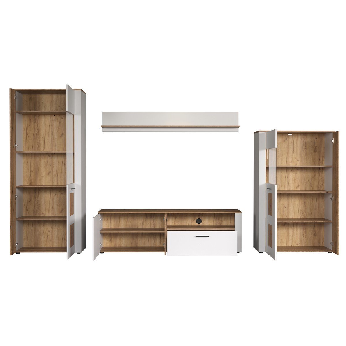 Etagère murale avec 1 tablette L170 cm - VITORIA blanc, CALICOSY