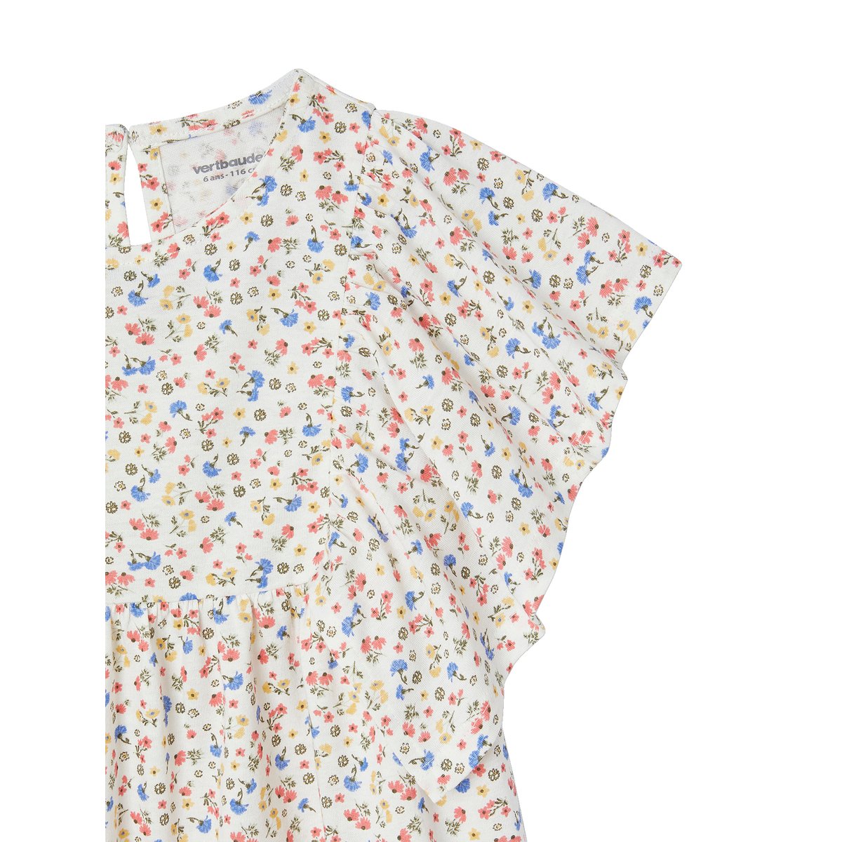 Tee-shirt blouse écru, VERTBAUDET