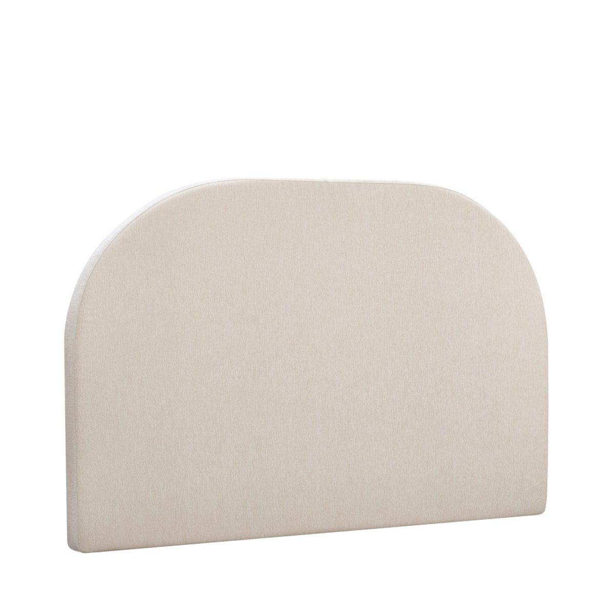 Tête de lit compressée en tissu demi-lune L 160 cm- WAYNE beige, DRAWER