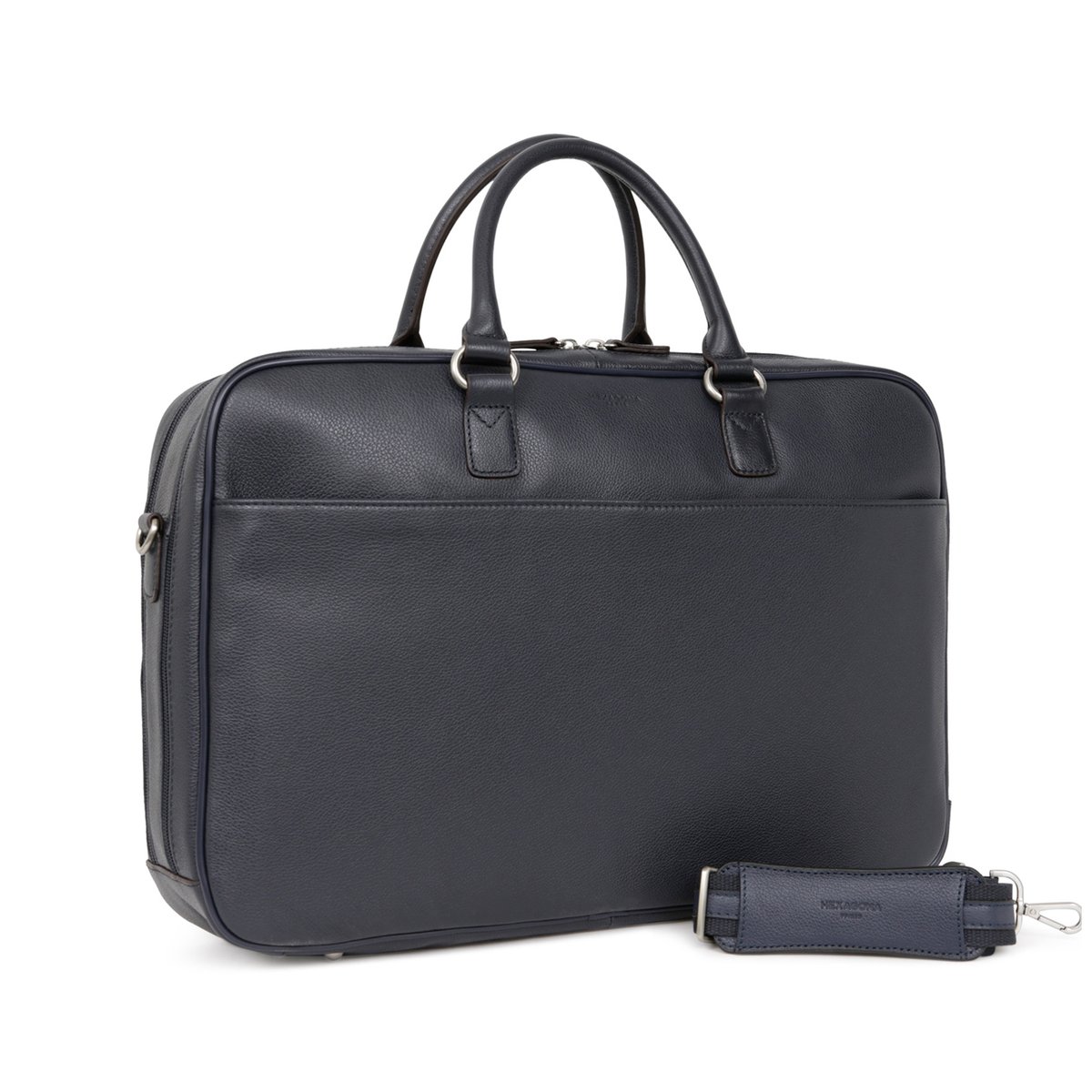 Porte-documents - 15" & A4 CONFORT BUSINESS bleu marine, HEXAGONA